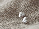گوشواره میخی ژوپینگ مدل قلب ساده