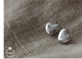 گوشواره میخی ژوپینگ مدل قلب ساده