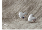 گوشواره میخی ژوپینگ مدل قلب ساده